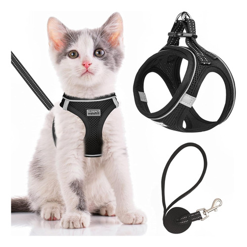 Arnés Antiescape Ajustable Para Gatos Y Perros Pequeños Refl