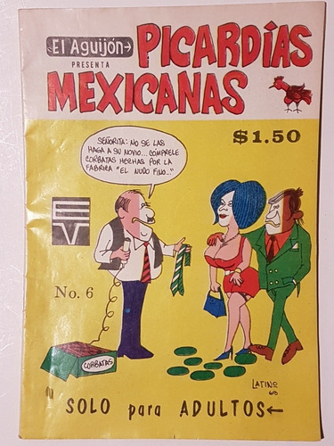 Comic Picardias Mexicanas (el Aguijon) #6 1969ed. Vanguardia