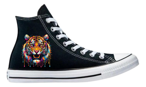 Tenis Converse Chuck Taylor All Star Bota Tigre 3n