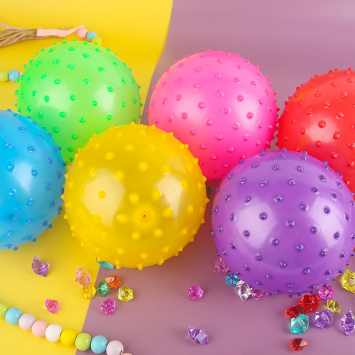 8 Bolas De Rebote Sensoriales De Masaje Puntiagudas