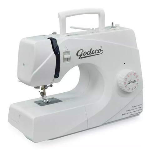 Imagen 2 de 2 de Máquina de coser recta Godeco Artista portable blanca 220V