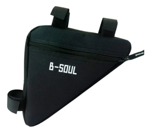 Bolso Para Cuadro De Bici Triangular B-soul Color Negro 