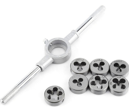 Juego De 8 Piezas De Llave De Troquel Hss Metric Screw Die M