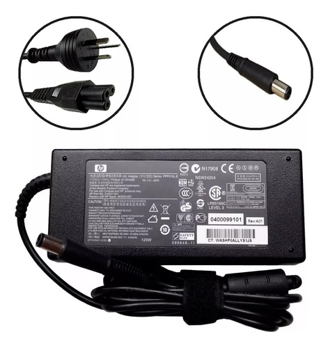 Fuente Hp All In One Omni 200 18.5v 6.5a 120w Pin Grueso