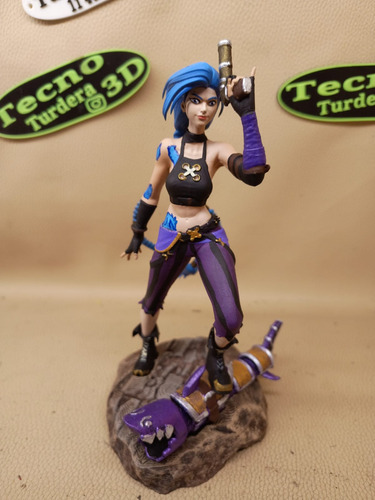 Jinx Arcane / League Of Legends - Figura De Impresion 3d