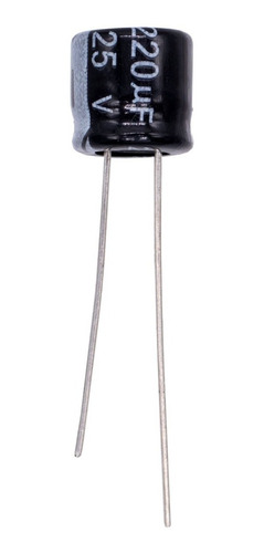 10 Piezas Capacitor Electrolítico 25v - 220uf