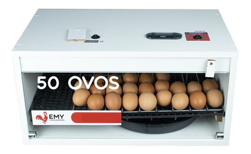 Incubadora para huevos Emy Chocadeiras Emy 50 28m x 54m 220V 150W color blanco