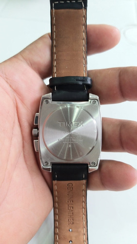 Relógio Timex Monaco Analógico Quadrado Couro Novo Lindo