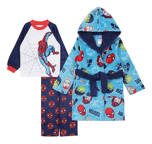 Pijama + Bata Disney Star Wars O Marvel - Original Importada