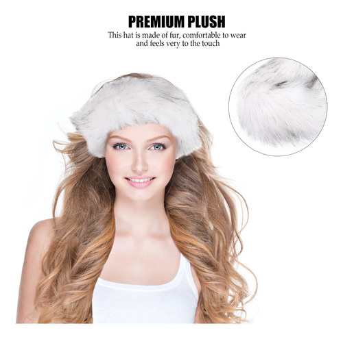 Diadema Gruesa Y Peluda Para Mujer, Gorro Mullido, Diadema D