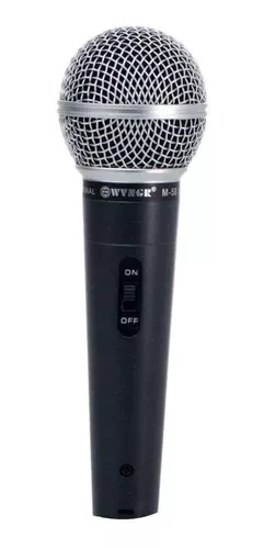 Microfone WVNGR M-58 dinâmico