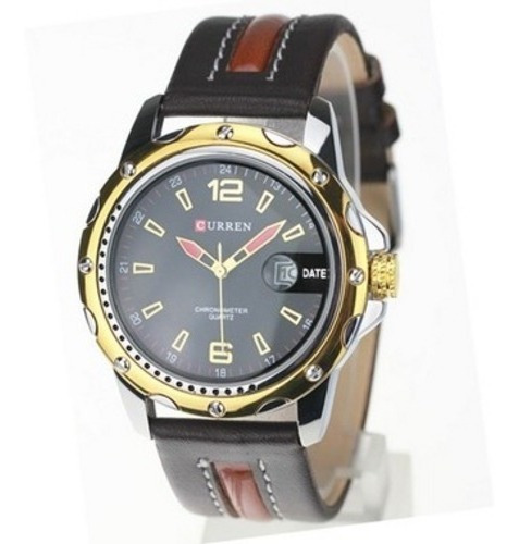 Relógio Masculino Analógico Original Casual Pulseira Couro