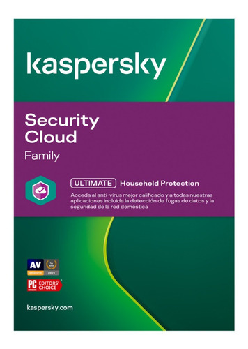 Licencia Kaspersky Security Cloud Family 10 Disp 2 Años