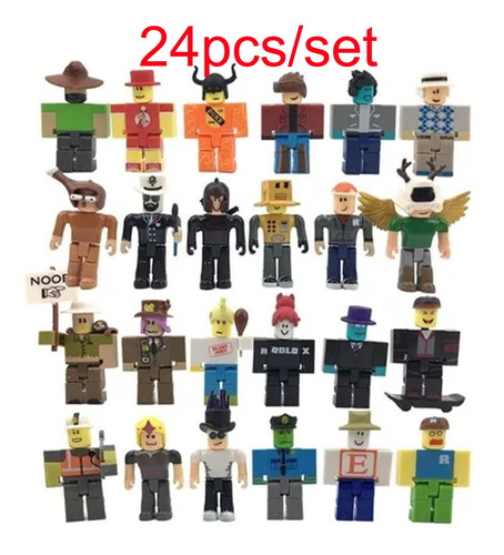 24 Piezas De Personajes De Acción De Roblox, Juguetes Colect