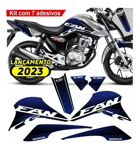 Kit Adesivos Cg Fan 2023 Kit 7 Adesivos Fp8