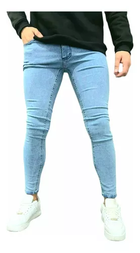 Terapia anunciar Crueldad Jean Pantalon Hombre Liso Elastizados Chupin | MercadoLibre