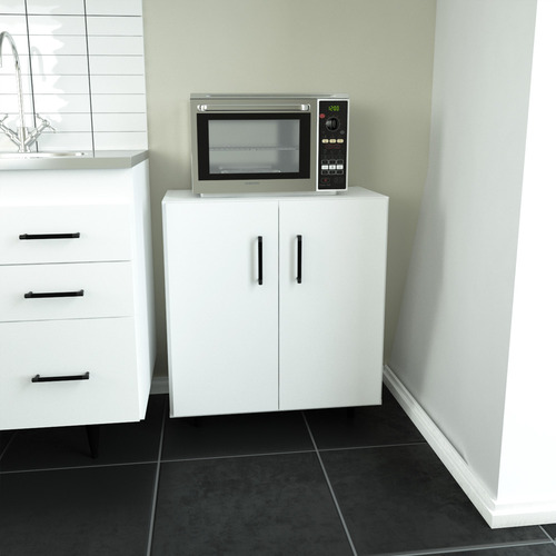 Mueble Módulo Con 2 Puertas Para Colgar O Apoyar Blanco