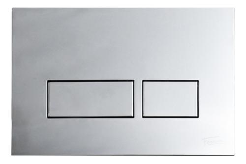 Tapa Tecla Rectangular Cromo Ferrum Chica Vta51