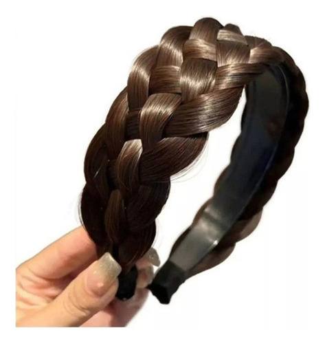 . Diadema De Ala Ancha, Peluca Trenzada, Con Aro, El Nuevo