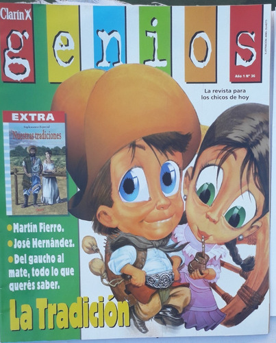 Revista Antigua * Genios * N° 36 Con Lo Que Se Ve En La Foto (Usado)
