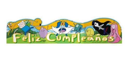 Guirnalda Feliz Cumpleaños Hora De La Aventura