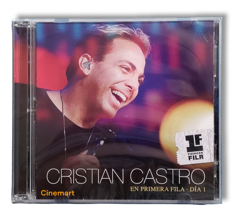 Cristian Castro En Primera Fila Dia 1 Uno Disco Cd + Dvd