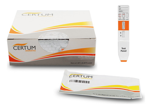 Prueba Para Metilenedioxipyrovalerona - Kit Con 25 - Certum