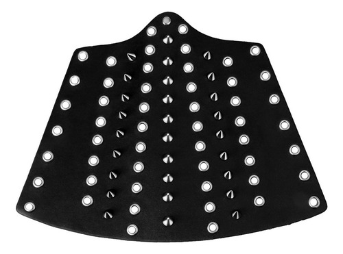 2 Piezas Punk Ancho Cuero Remache Brazo Brazaletes