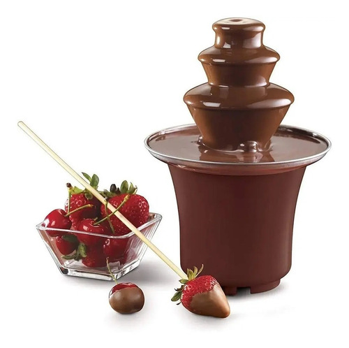 Fonte Cascata Chocolate Máquina Fondue Torre 3 Andares 110v