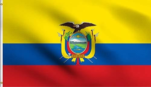 Bandera De Dmse Ecuador Bandera Nacional Ecuatoriana 3x5 Pie