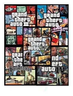 Todos Los Grand Theft Auto En Usb (gta) (para Pc) (128gb)