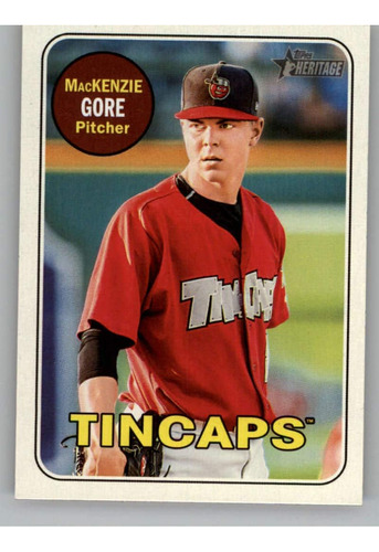 2018 Topps Heritage Minors 103 Mackenzie Gore Fort Wayne Tin