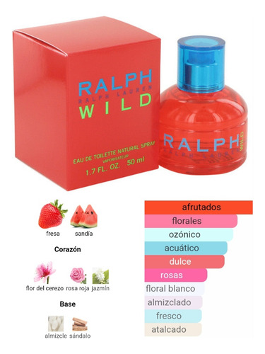 Perfume Importado De Mujer Ralph Wild By Ralph Lauren 30 Ml