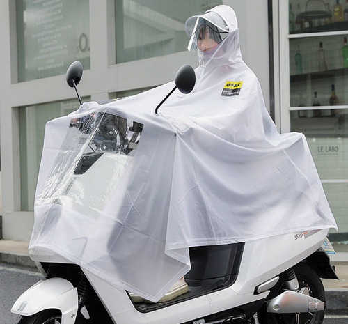 Impermeable Motociclista Con Impresión Moda Personalizada