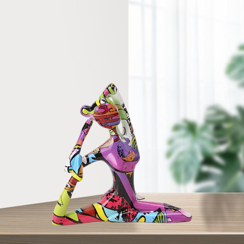 Figuras De Yoga Estatuilla De Resina B El 17,5x4x16cm