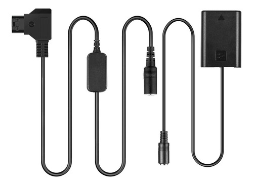 Adaptador Dc Pw20 Dummy Pd Bateria Sony Np-fw50 Para D-tap Cor Preto