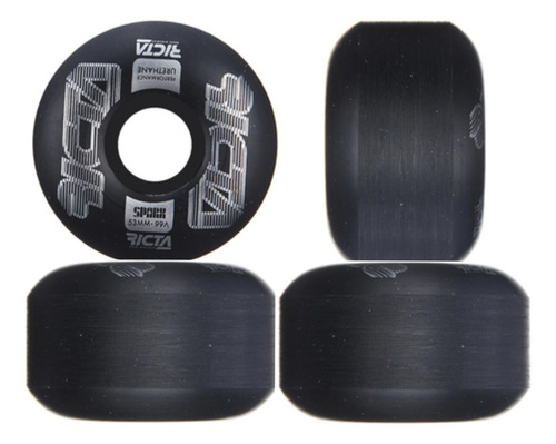 Roda Ricta 53mm Sparx 99a Black Skate Street 