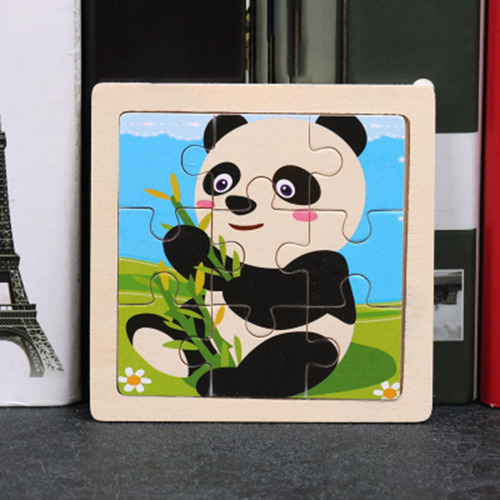 Juegos De Rompecabezas De Madera Aprendizaje Panda