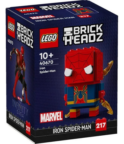 Lego 40670 Brickheadz Iron Spider-man
