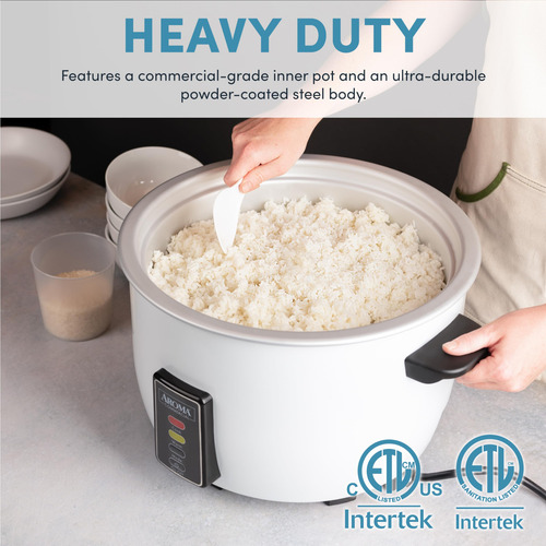 Rice Cooker Aroma Housewares Arc-1033e 60-cup (cooked) White