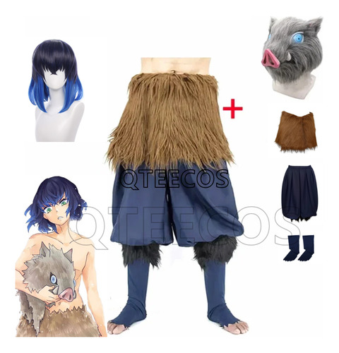 Bilibili Anime Demon Slayer Hashibira Inosuke Cosplay