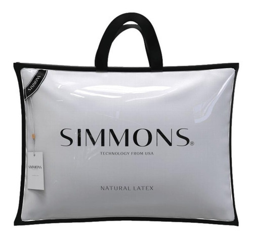 Travesseiro Latex Natural Simmons 50x70x14cm