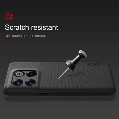 Capa De Telefone Preta Para Oneplus Ace Pro/10t 5g
