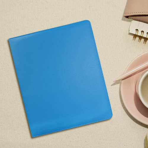 Capa De Pasta De Couro Pu Para Coletor De Cartões Para Azul