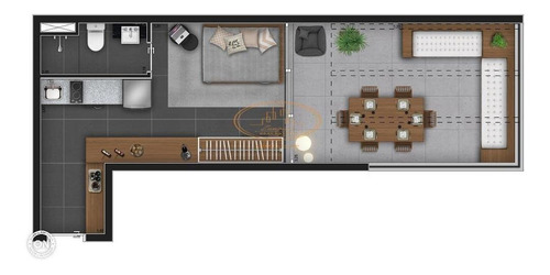 Apartamento Com 1 Dormitório(s) Localizado(a) No Bairro Moema Em São Paulo / São Paulo - 5177:909753