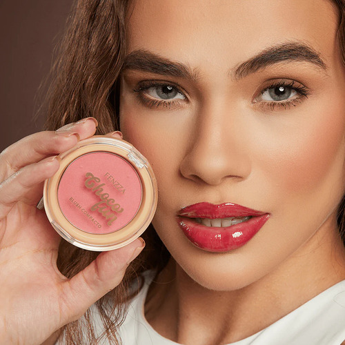 Maquiagem Fenzza Blush Facial Chocolate Choco Fun Ruby