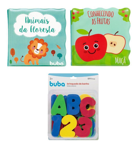 Kit 2 Livrinhos Educativo E 1 Letras E Números Brinquedo