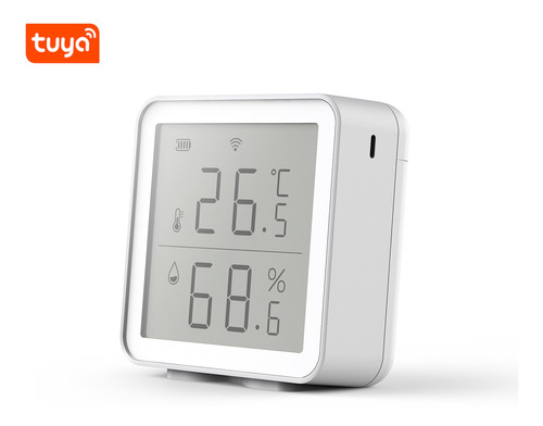 Tuya Wifi Smart Digital Higrómetro Inalámbrico De Temperatur