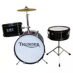 Bateria Para Niño Thunder - 3 Cuerpos Negro