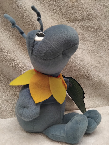 Peluche Hormiga Biggle Bugs Disney Brinca Y Tiene Sonido Gris Oscuro (Usado)